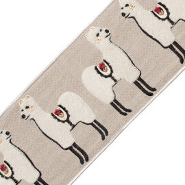Linen Llama Border Trim by Samuel & Sons in Natural