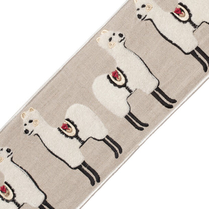 Linen Llama Border Trim by Samuel & Sons in Natural