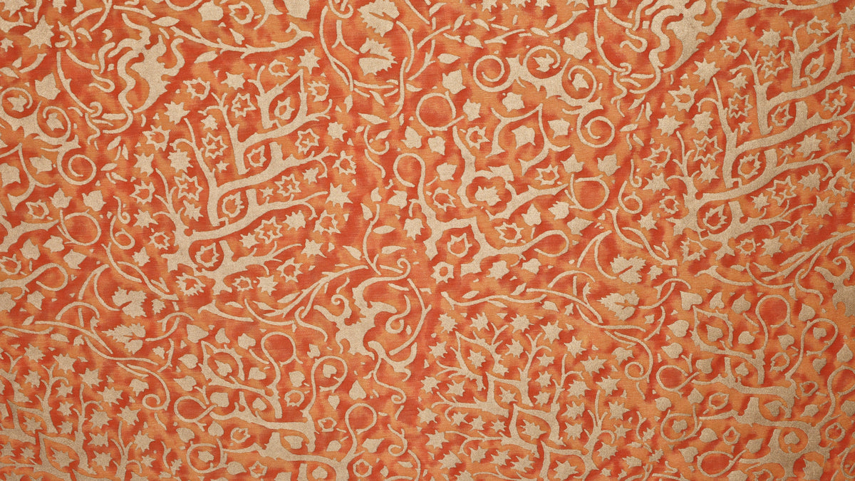 Pigne Burnt orange & silvery gold
