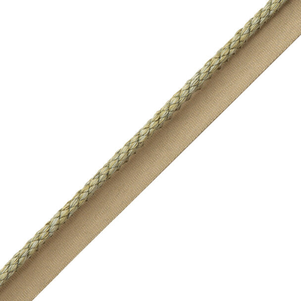 1/4" Cambridge Cord With Tape Trim by Samuel & Sons in Storm Blue