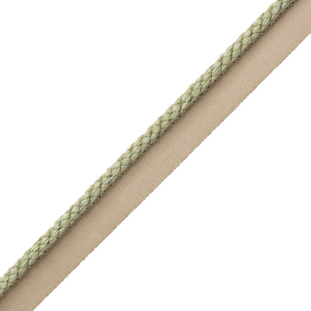 1/4" Cambridge Cord With Tape Trim by Samuel & Sons in Jade