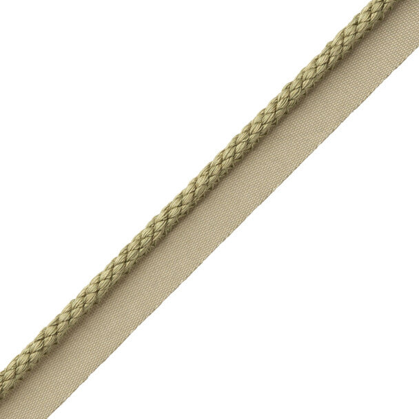 1/4" Cambridge Cord With Tape Trim by Samuel & Sons in Moss