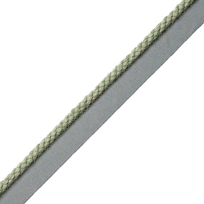 1/4" Cambridge Cord With Tape Trim by Samuel & Sons in Seafoam