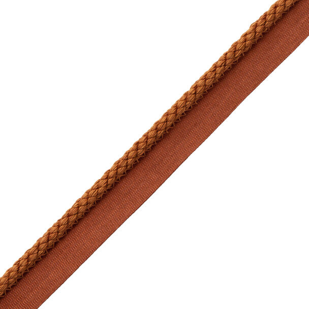 1/4" Cambridge Cord With Tape Trim by Samuel & Sons in Copper