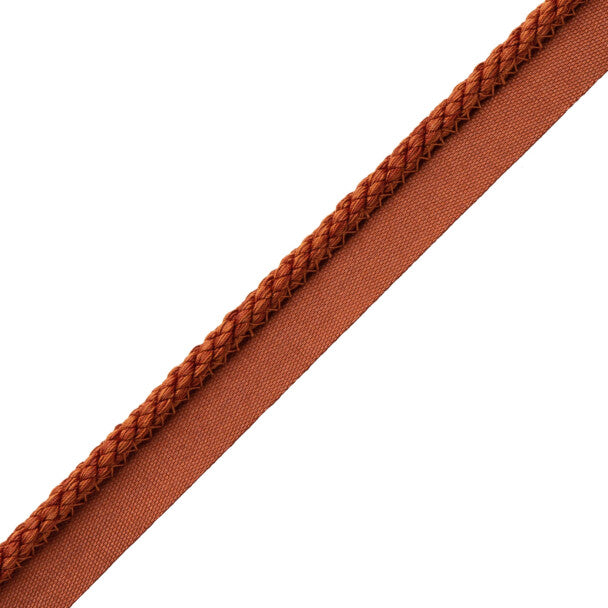 1/4" Cambridge Cord With Tape Trim by Samuel & Sons in Tabasco