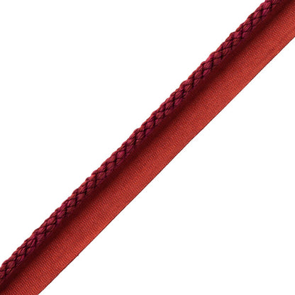 1/4" Cambridge Cord With Tape Trim by Samuel & Sons in Bordeaux