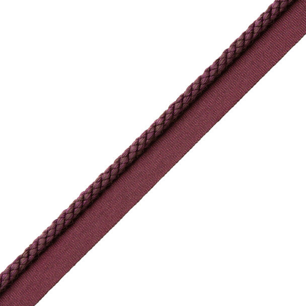 1/4" Cambridge Cord With Tape Trim by Samuel & Sons in Wineberry