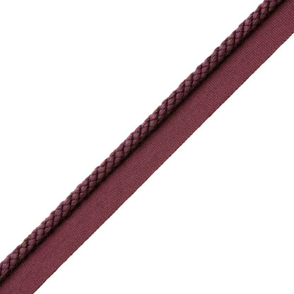 1/4" Cambridge Cord With Tape Trim by Samuel & Sons in Wineberry