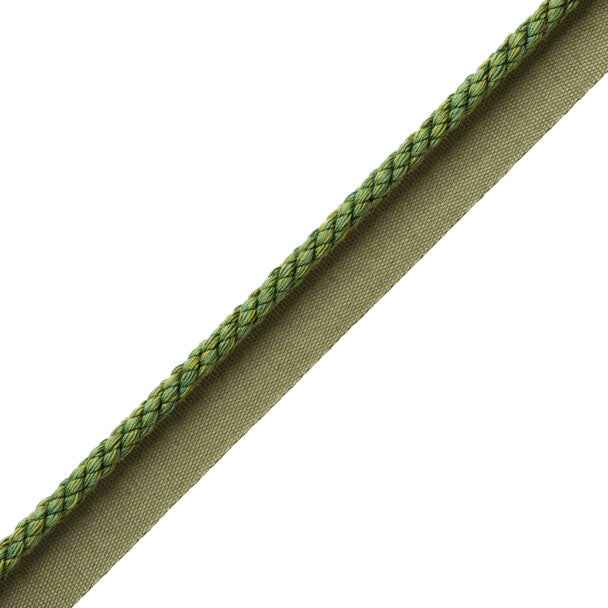 1/4" Cambridge Cord With Tape Trim by Samuel & Sons in Parsley