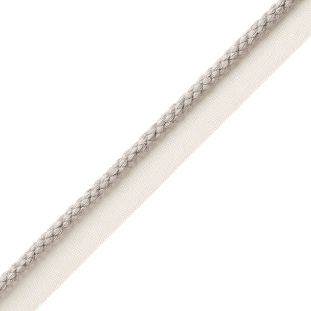 1/4" Cambridge Cord With Tape Trim by Samuel & Sons in Steam