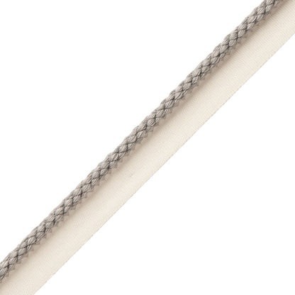 1/4" Cambridge Cord With Tape Trim by Samuel & Sons in Sterling