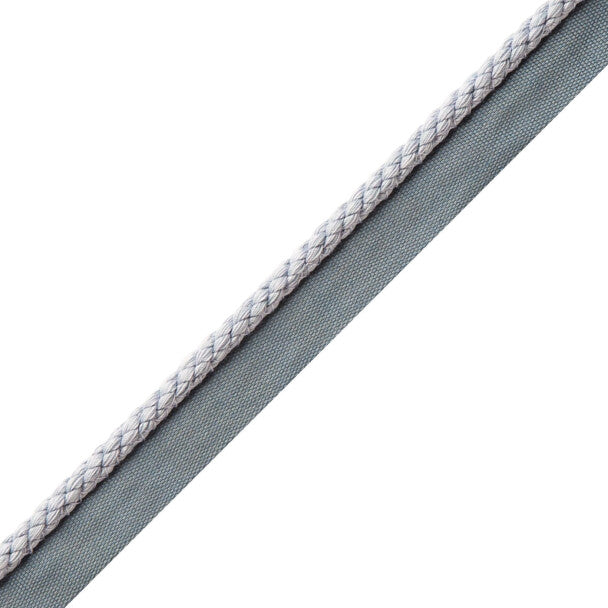 1/4" Cambridge Cord With Tape Trim by Samuel & Sons in Water