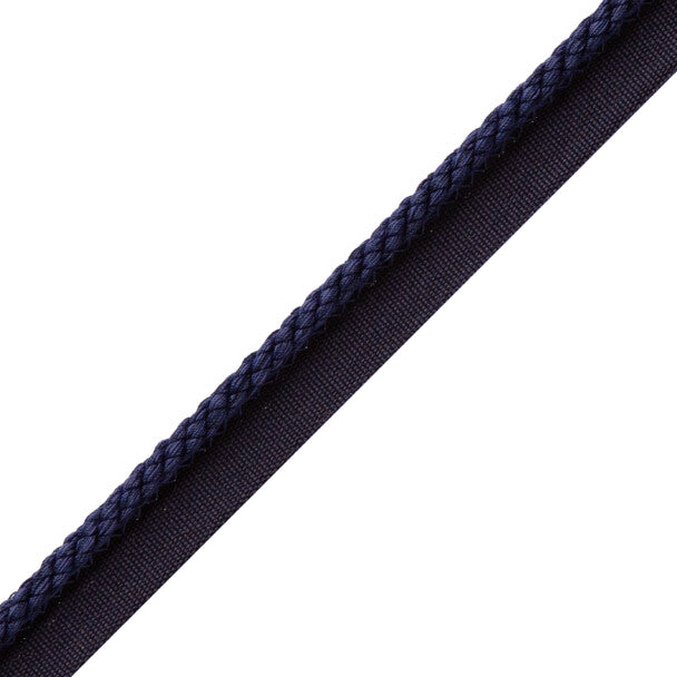 1/4" Cambridge Cord With Tape Trim by Samuel & Sons in Sapphire