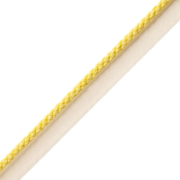 1/4" Cambridge Cord With Tape Trim by Samuel & Sons in Lemon