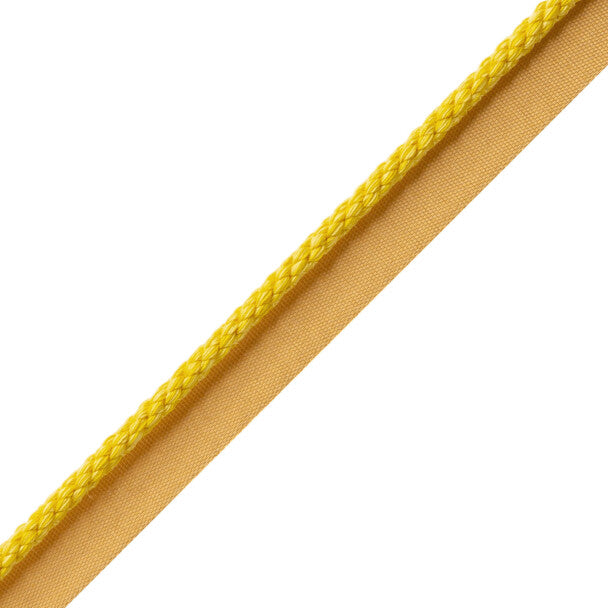 1/4" Cambridge Cord With Tape Trim by Samuel & Sons in Citron