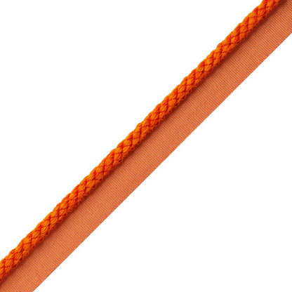 1/4" Cambridge Cord With Tape Trim by Samuel & Sons in Tangelo