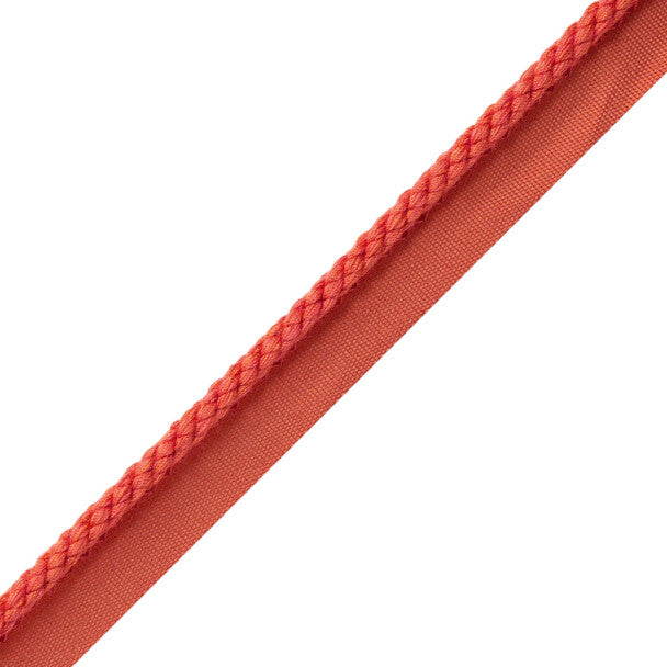 1/4" Cambridge Cord With Tape Trim by Samuel & Sons in Guava