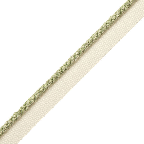 1/4" Cambridge Cord With Tape Trim by Samuel & Sons in Cucumber