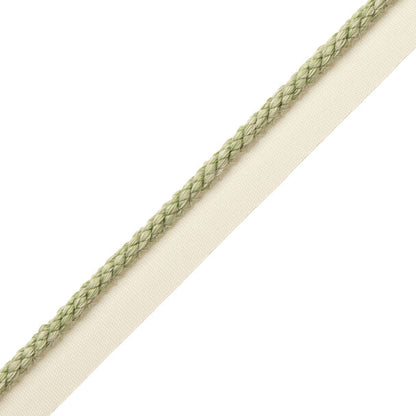 1/4" Cambridge Cord With Tape Trim by Samuel & Sons in Cucumber