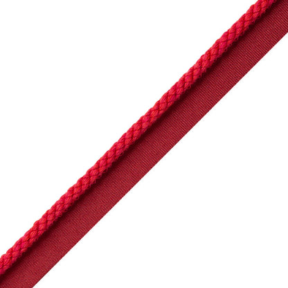 1/4" Cambridge Cord With Tape Trim by Samuel & Sons in Raspberry