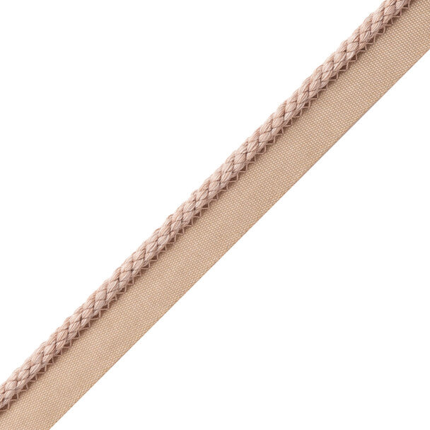 1/4" Cambridge Cord With Tape Trim by Samuel & Sons in Adobe