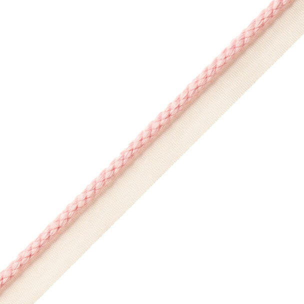 1/4" Cambridge Cord With Tape Trim by Samuel & Sons in Petal
