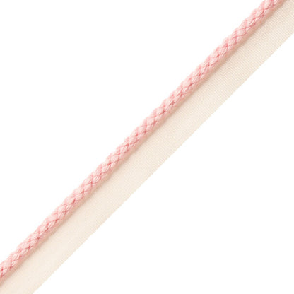 1/4" Cambridge Cord With Tape Trim by Samuel & Sons in Petal