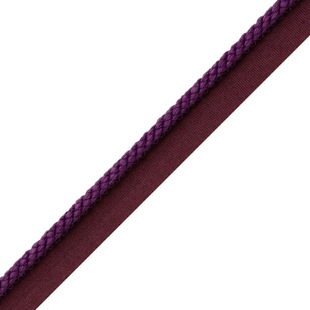 1/4" Cambridge Cord With Tape Trim by Samuel & Sons in Grape