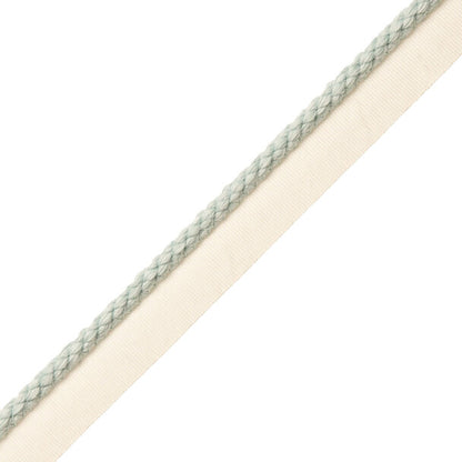 1/4" Cambridge Cord With Tape Trim by Samuel & Sons in Seaspray