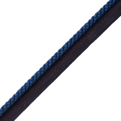 1/4" Cambridge Cord With Tape Trim by Samuel & Sons in Royal Blue