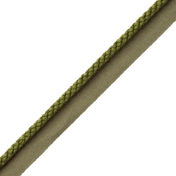 1/4" Cambridge Cord With Tape Trim by Samuel & Sons in Basil