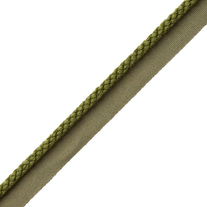 1/4" Cambridge Cord With Tape Trim by Samuel & Sons in Basil