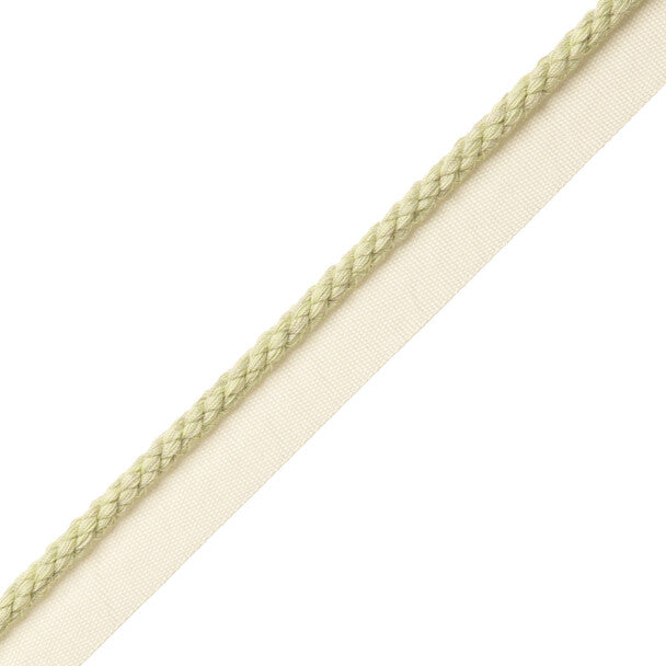 1/4" Cambridge Cord With Tape Trim by Samuel & Sons in Lichen