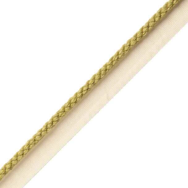 1/4" Cambridge Cord With Tape Trim by Samuel & Sons in Wasabi