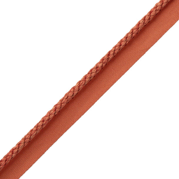 1/4" Cambridge Cord With Tape Trim by Samuel & Sons in Paprika