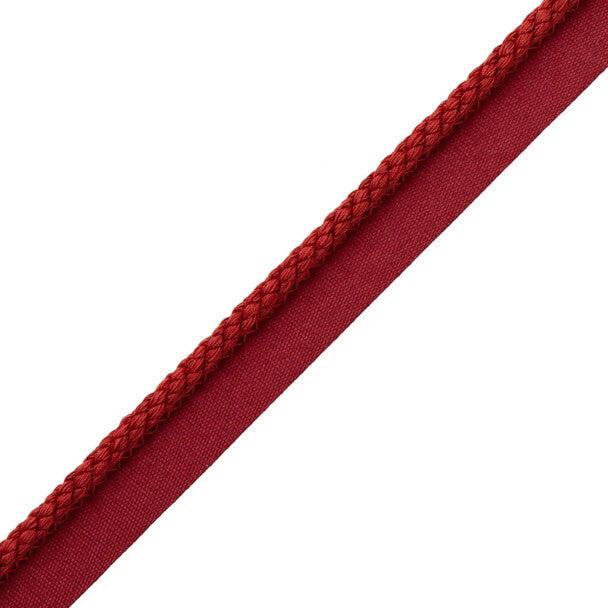 1/4" Cambridge Cord With Tape Trim by Samuel & Sons in Vermillion