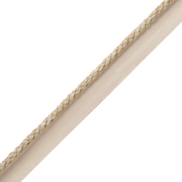 1/4" Cambridge Cord With Tape Trim by Samuel & Sons in Pearl