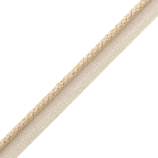 1/4" Cambridge Cord With Tape Trim by Samuel & Sons in Vanilla