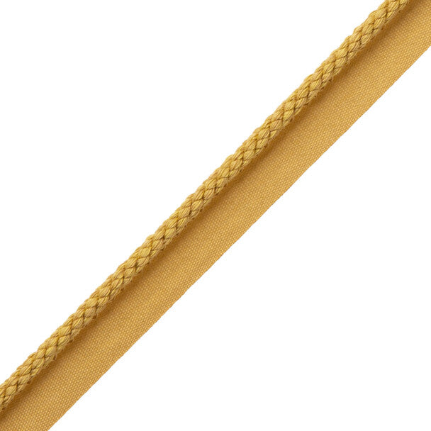 1/4" Cambridge Cord With Tape Trim by Samuel & Sons in Gold