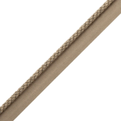 1/4" Cambridge Cord With Tape Trim by Samuel & Sons in Pewter
