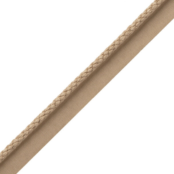 1/4" Cambridge Cord With Tape Trim by Samuel & Sons in Buckskin