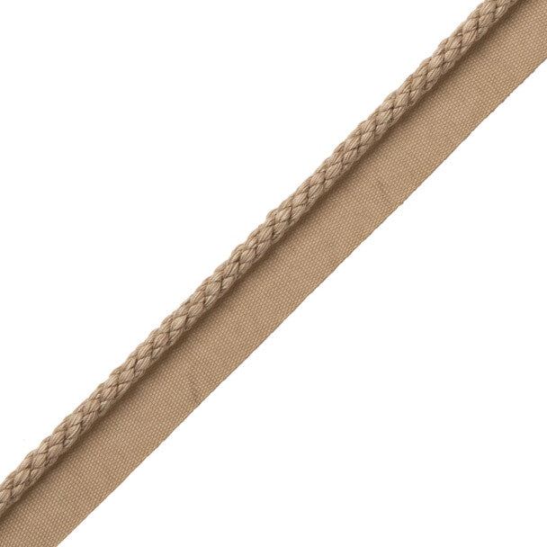 1/4" Cambridge Cord With Tape Trim by Samuel & Sons in Buff