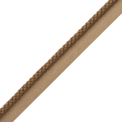 1/4" Cambridge Cord With Tape Trim by Samuel & Sons in Cafe Au Lait