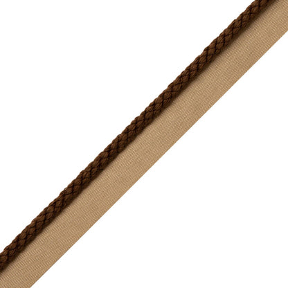 1/4" Cambridge Cord With Tape Trim by Samuel & Sons in Tobacco