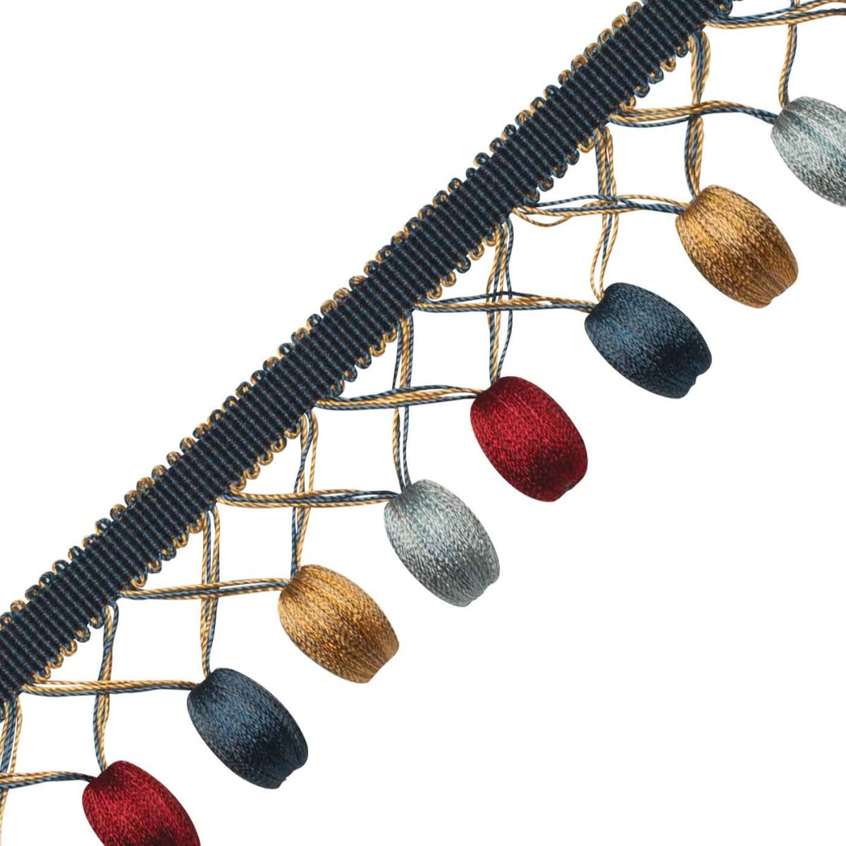 Margaux Beaded Fringe Trim by Samuel & Sons in Gem