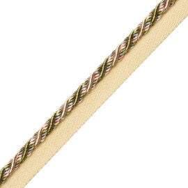 Margaux Cord With Tape Trim by Samuel & Sons in Fleurs D'Été