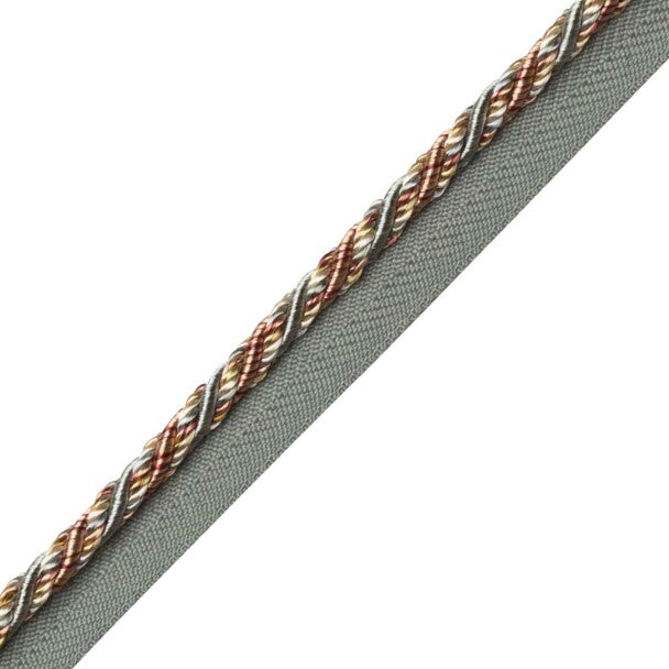 Margaux Cord With Tape Trim by Samuel & Sons in Hydrengia Antique