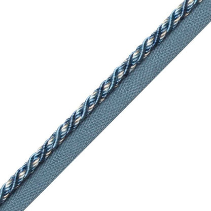 Margaux Cord With Tape Trim by Samuel & Sons in Bleuet