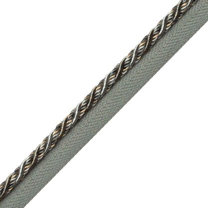 Margaux Cord With Tape Trim by Samuel & Sons in Verdigris