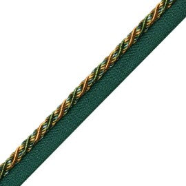 Margaux Cord With Tape Trim by Samuel & Sons in Forêt